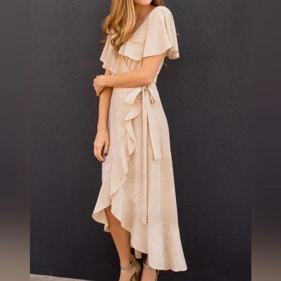 mia joy dress Shona Joy Mia Contrast Spliced Maxi Dress - Red Orange / Hibiscus main image 0